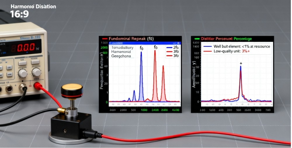 By applying sinusoidal vibrations at different frequencies, engineers can see if the geophone output contains harmonic distortion. For example, a well-built element may show less than 1% distortion at its resonance frequency, while a lower-quality unit might show 3% or more, which reduces accuracy in seismic data.
