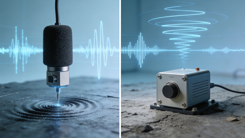 What is the difference between a contact microphone and a geophone? 1 The World of Structure-Borne Sound