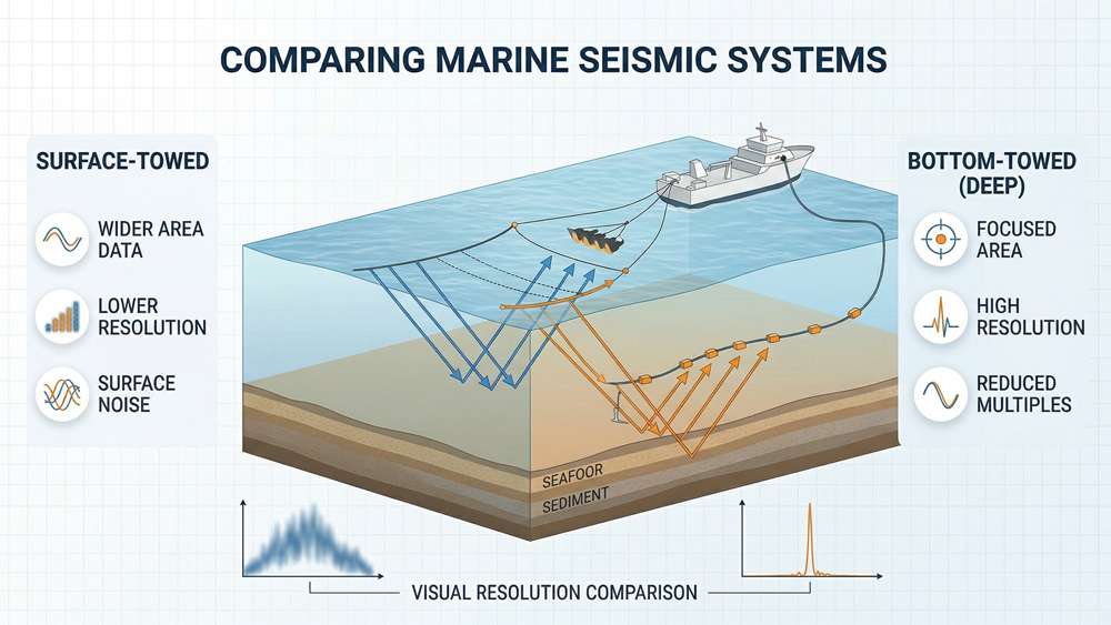 What Is Bottom Towed Seismic